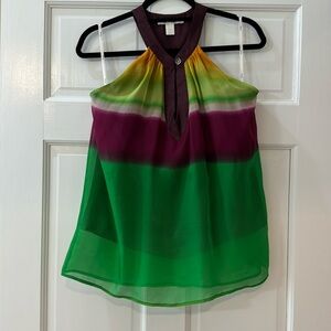 Trinity sleeveless silk blouse